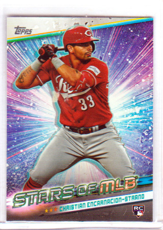 Christian Encarnacion-Strand,  2024 Stars of MLB ROOKIE Card #SMLB-7,  Cincinnati Reds,  (EL)