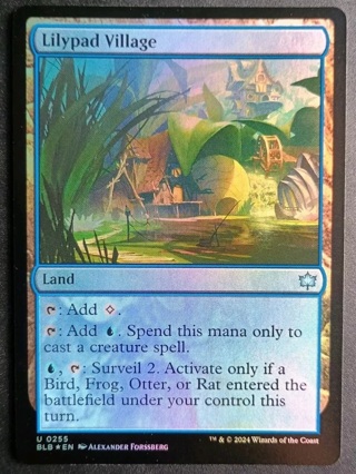 MTG Bloomburrow - Lilypad Village - Foil