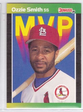 Ozzie Smith 1989 Donruss MVP St. Louis Cardinals