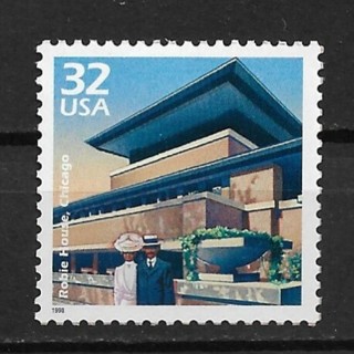 1998 Sc3182o Celebrate the Century: 1900's Robie House MNH