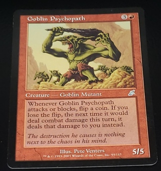 MTG ✨ Goblin Psychopath - (U) 95/143 Scourge (SCG) ✨ Magic the Gathering (2003)