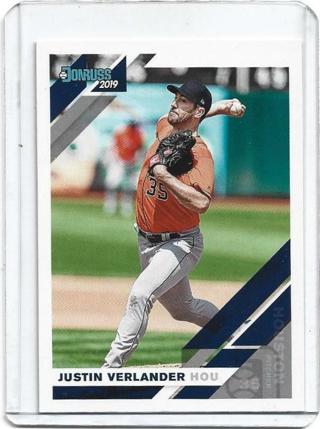 2019 DONRUSS JUSTIN VERLANDER CARD