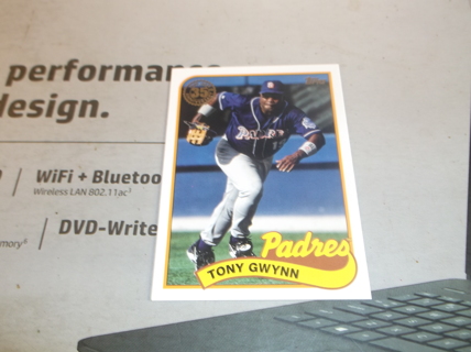 2024 Topps Series 1  35th Anniversary   1989  Tony Gwynn   insert  card   #   89b - 73  SD Padres