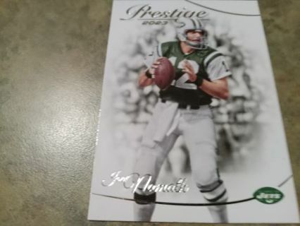 2023 PANINI PRESTIGE JOE NAMATH NEW YORK JETS FOOTBALL CARD # 230