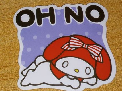 Kawaii one Cute big vinyl sticker no refunds regular mail Win 2 or more get bonus