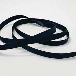 Navy Blue Satin 1/4”Wide Ribbon 