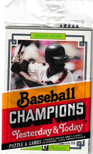 1984 Donruss Baseball Champions Extra Large Baseball Cards Sealed Package