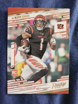 2021 Panini Chronicles Prestige Rookies Update Ja'Marr Chase