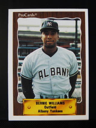 1990 ProCards #1179 Bernie Williams (Yankees) Minor League Rookie