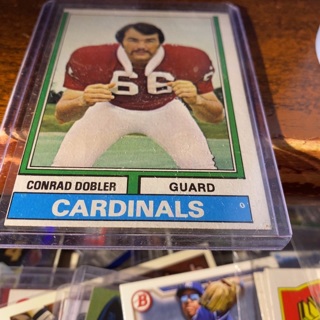 1974 topps Conrad dobler football card 