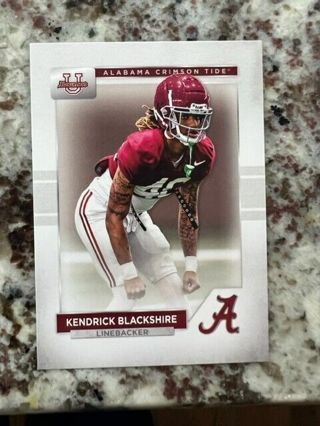 2023 BOWMAN U ALABAMA CRIMSON TIDE FOOTBALL CARD KENDRICK BLACKSHIRE #29