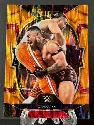 2022 WWE Select XYON QUINN Concourse Orange Flash Prizm #6