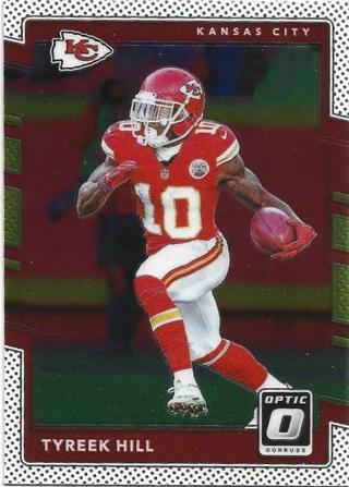 2017 DONRUSS OPTIC TYREEK HILL CARD