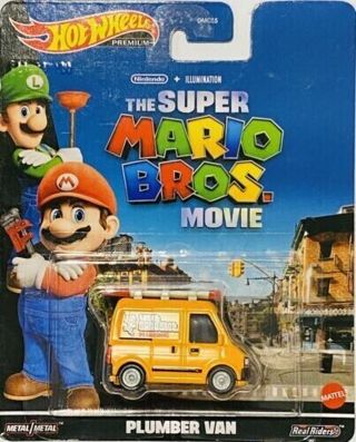 Hot Wheels Mario Bros. The Movie Plumber Van Super