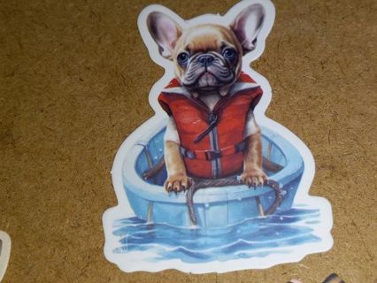 Dog vinyl lap top sticker no refunds regular mail very nice quality