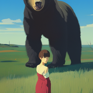 Listia Digital Collectible: Such a Tiny Girl, Such a Big Bear