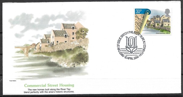 1984 Great Britain sc1052 Urban Renewal Projects: Perth FDC