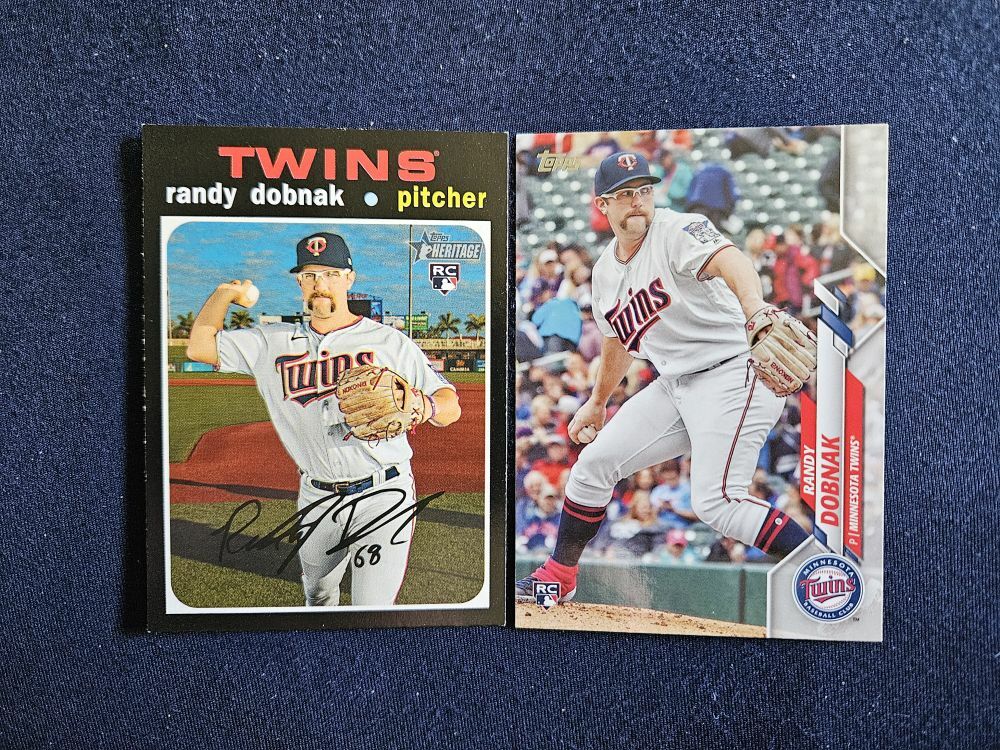 Free: Two Randy Dobnak Rookie Cards