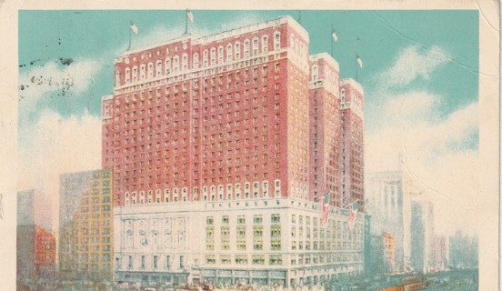 Vintage Used Postcard: gin: The Palmer House, Chicago, IL