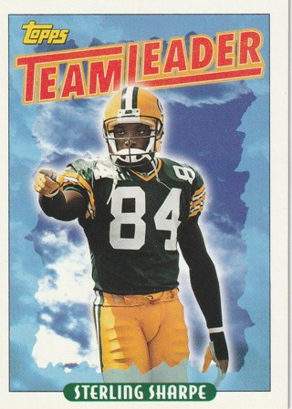 1993 Topps Gold Green Bay Packers Football Card #175 Sterling Sharpe