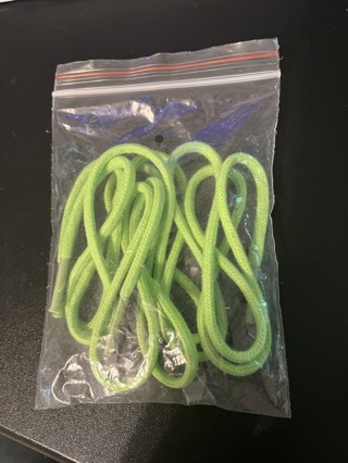 Neon Green Shoelaces (2)