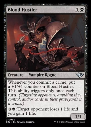 Blood Hustler Foil (080) Outlaws of Thunder Junction OTJ MTG Magic