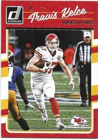 2016 DONRUSS TRAVIS KELCE CARD