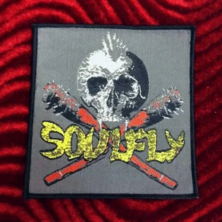 1 NEW Soulfly Band Sew ON Patch Nu-Metal Music Hot Topic Clothing Embroidery Applique Decoration