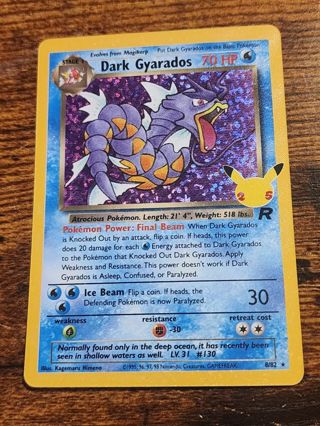 Pokemon Dark Gyarados 8/82 Holo Celebrations