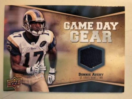 2009 Donnie Avery jersey card