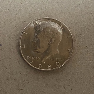 1980 D Half Dollar 50c Coin!