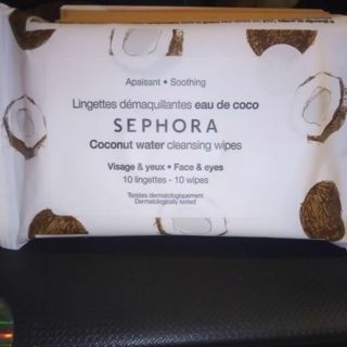 Sephora Coconut Water Cleansing Wipes