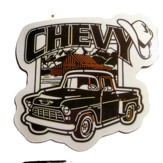 Large Chevy Truck Vinyl Sticker