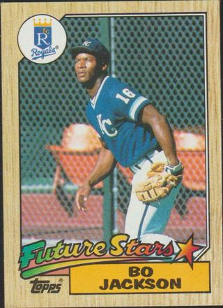 1987 Topps Bo Jackson Future Stars #170 Royals