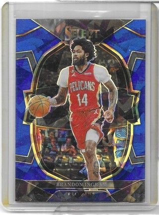 Brandon Ingram 2022-23 Select Prizm Blue Ice #59