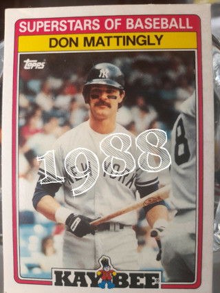 1988 Don Mattingly Stars of Baseball Topps Kaybee Toys Yankees