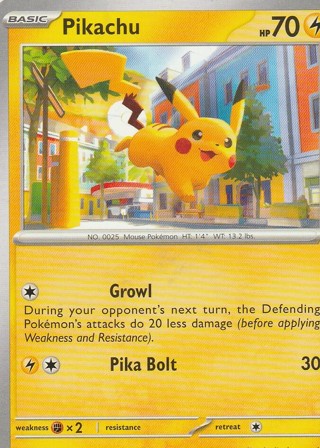 Pokemon Card: PIKACHU