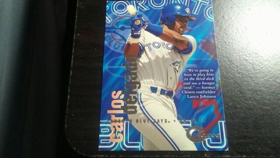 1996 FLEER CIRCA CARLOS DELGADO TORONTO BLUE JAYS BASEBALL CARD# 94