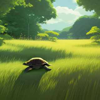 Listia Digital Collectible: Turtle In Grass♥️