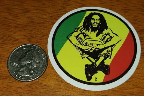 Bob Marley/Rasta/Reggae Sticker (#39)