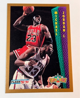 1992-93 Fleer - Slam Dunk #273 Michael Jordan