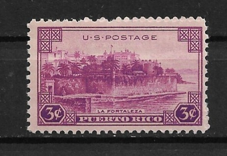 1937 Sc801 Puerto Rico Territorial Issue MNH