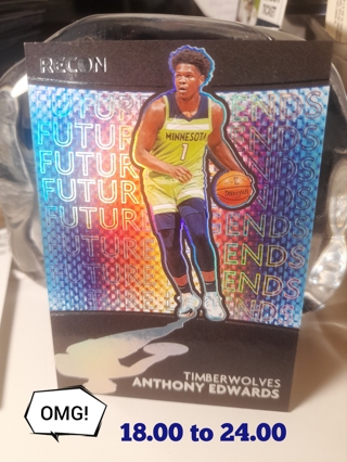 2020 ROOKIE Anthony Edwards Future Legends #1 SP TWolves