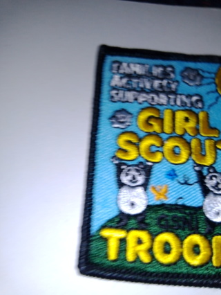 Family Support Girl Scout Troop Patch