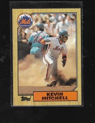 1987 TOPPS KEVIN MITCHELL ROOKIE #653