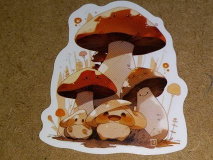 Cute nice one vinyl sticker no refunds regular mail only Very nice quality!