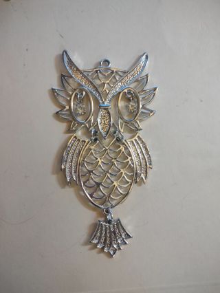 Vintage Large Owl Pendant