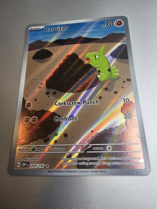 Pokemon Laritar secret rare card 203/197