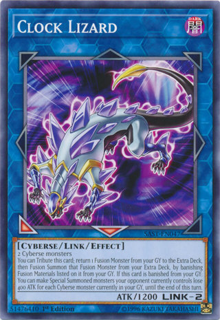 Yugioh! Clock Lizard - SAST-EN047 - Common - Unlimited Edition 