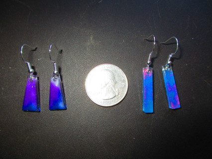 2nd Attempt 2 Pair Small Soft Resin Earrings Set A